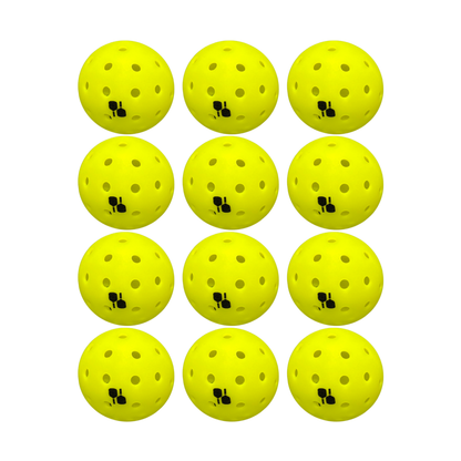 12 neon yellow pickleball
